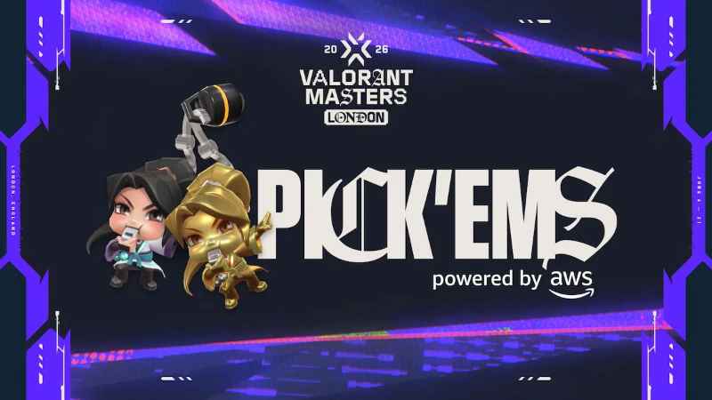 راهنمای Pick’Ems برای VCT 2026 Masters London و جوایز آن