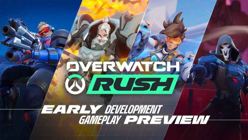 Blizzard از بازی موبایلی جدید Overwatch Rush رونمایی کرد
